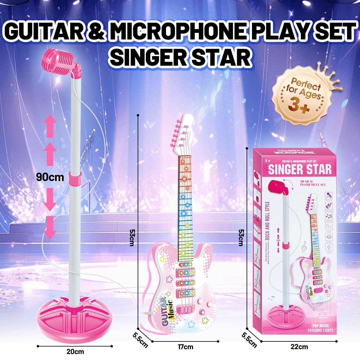 Guitar & Microphone Play Set