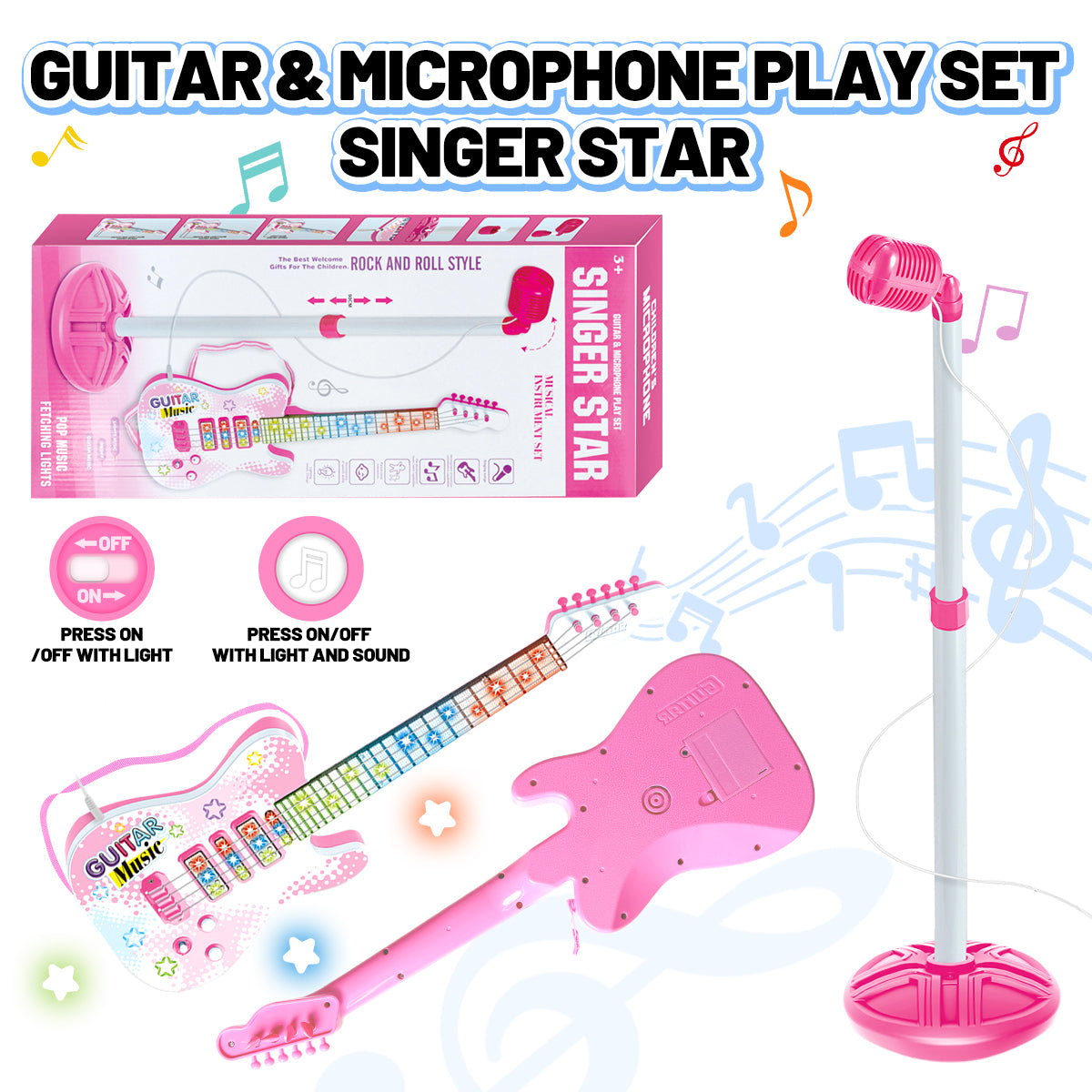 Guitar & Microphone Play Set