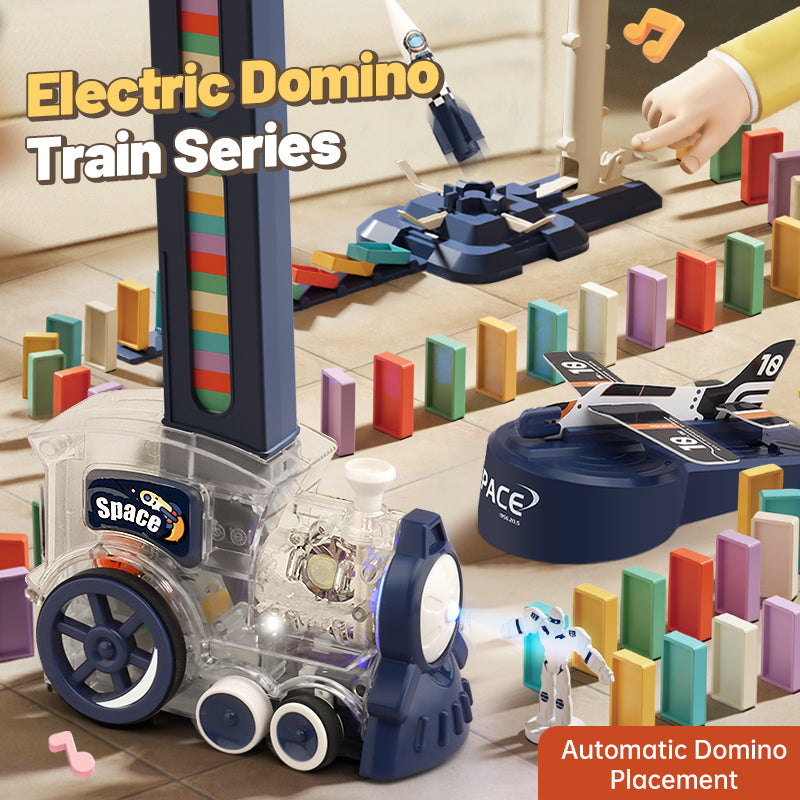 Electric Domino Train Toy